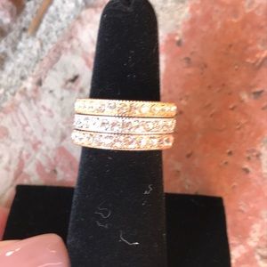 CZ Stack Rings